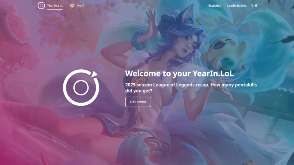 How to get your League of Legends 2025 recap