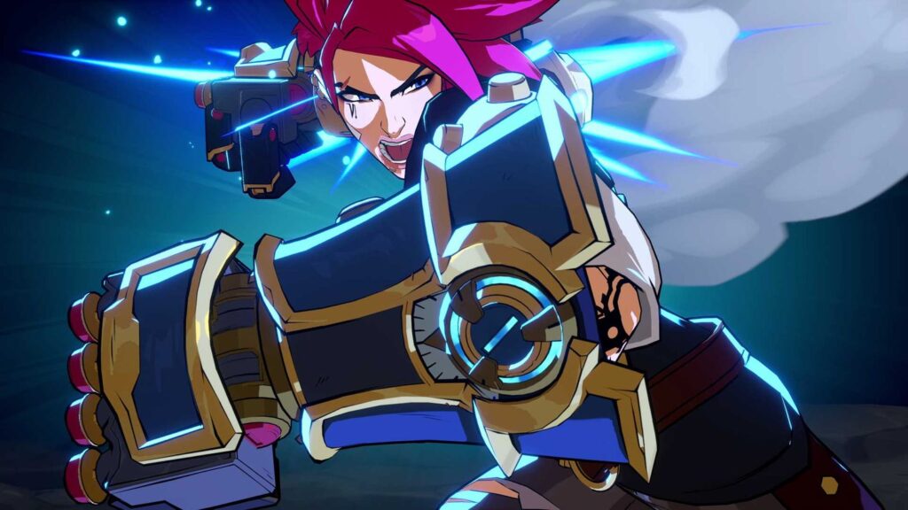 It’s the official poster of the 2XKO champion Vi.