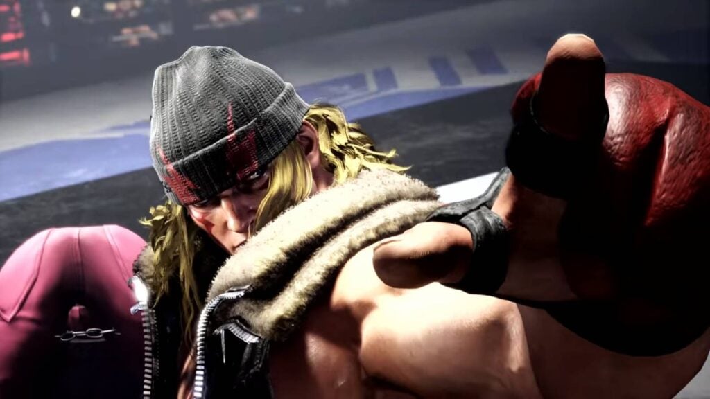 The screenshot from SF6 Alex trailer shows this character in his new role of a bad wrestler.