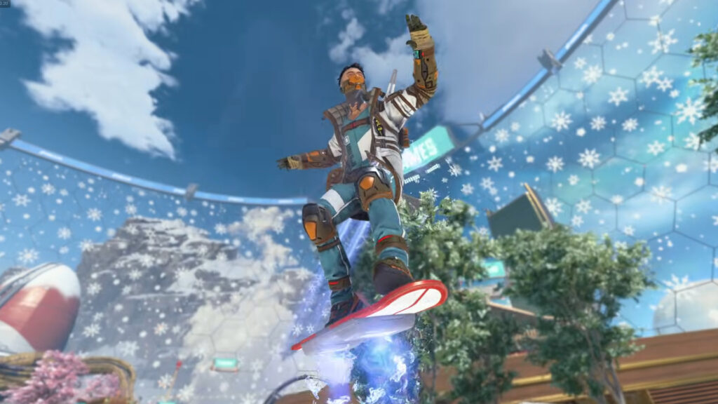 Apex Legends Winter Wipeout event lets you ride a hoverboard!