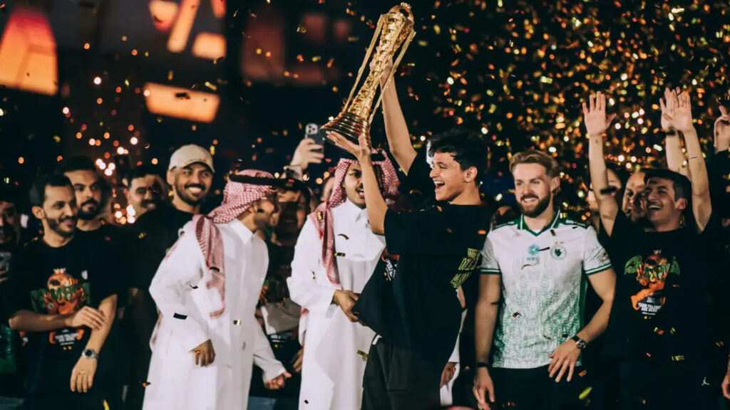 Team Falcons became the Club Championship winners of EWC 2025 