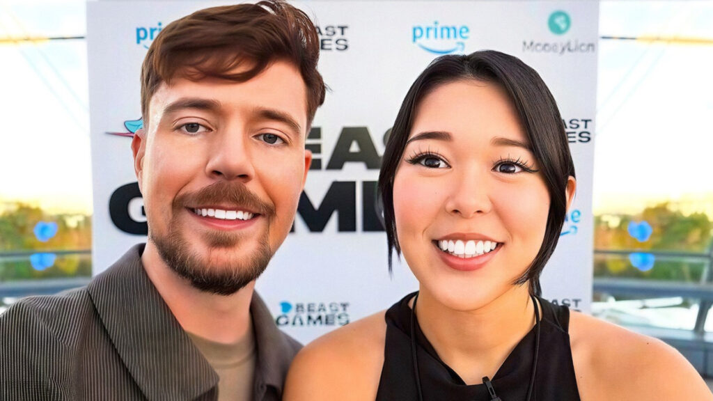 ExtraEmily meets MrBeast at Beast Games Season 2 premiere and shares hilarious moment