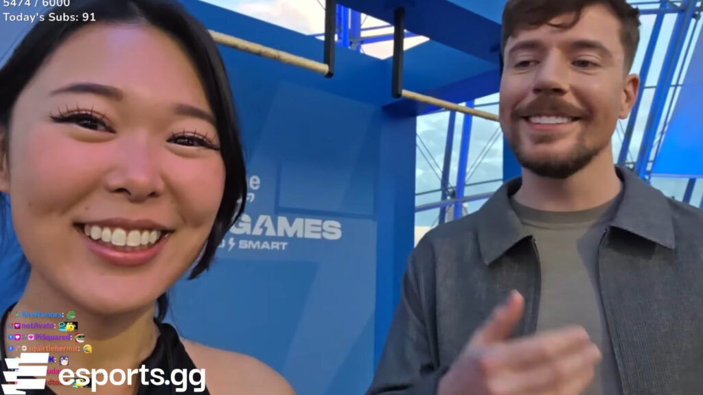 ExtraEmily tells MrBeast her joke