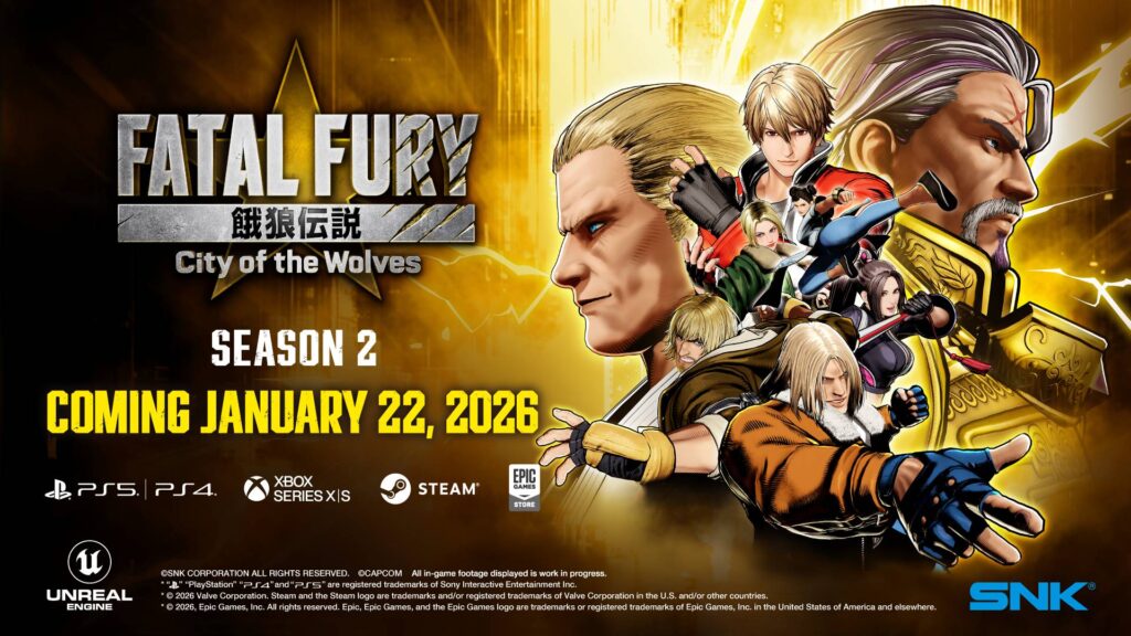 The official poster reveals the release date of the first character coming to the fighting game FATAL FURY CotW.