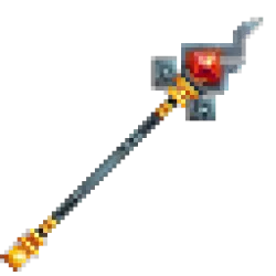 Flame Crystal Staff in Hytale