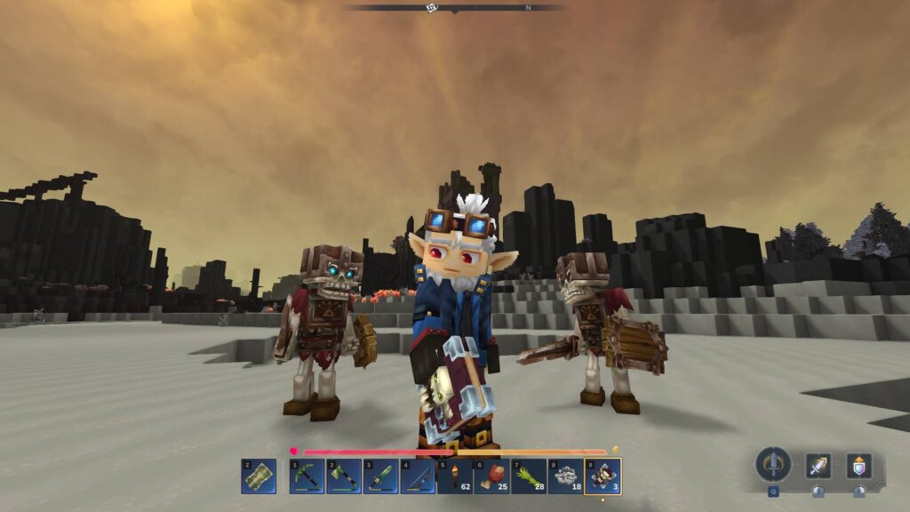 the Grimoire, a magical item obtainable in Hytale