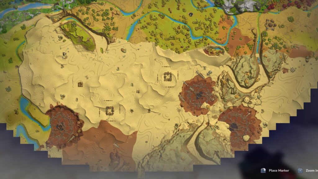 Howling Sands or Desert and Savanna region, the best place to farm Medium Hide in Hytale