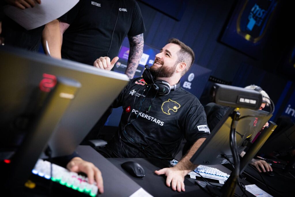 It’s a photo of the CS2 team FURIA at the tournament IEM Katowice 2025.