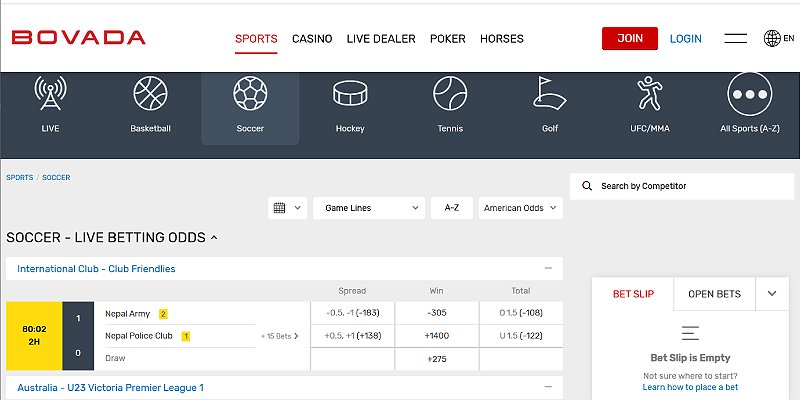 bovada sports us