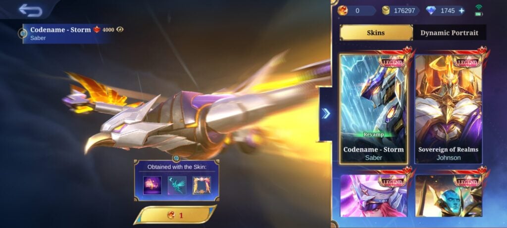 Legend skins automatically unlock Trail Effects