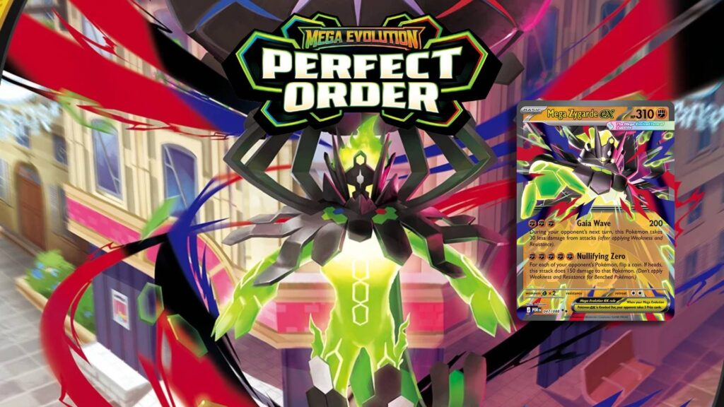Pokémon TCG’s Perfect Order set introduces Mega Zygarde ex and new Megas