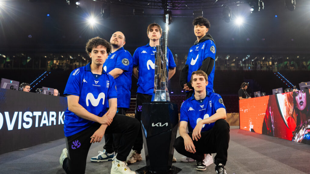 MKOI kept the same roster for the 2026 season. From left to right, Alvaro, Myrwn, Elyoya, Jojopyun, and Supa