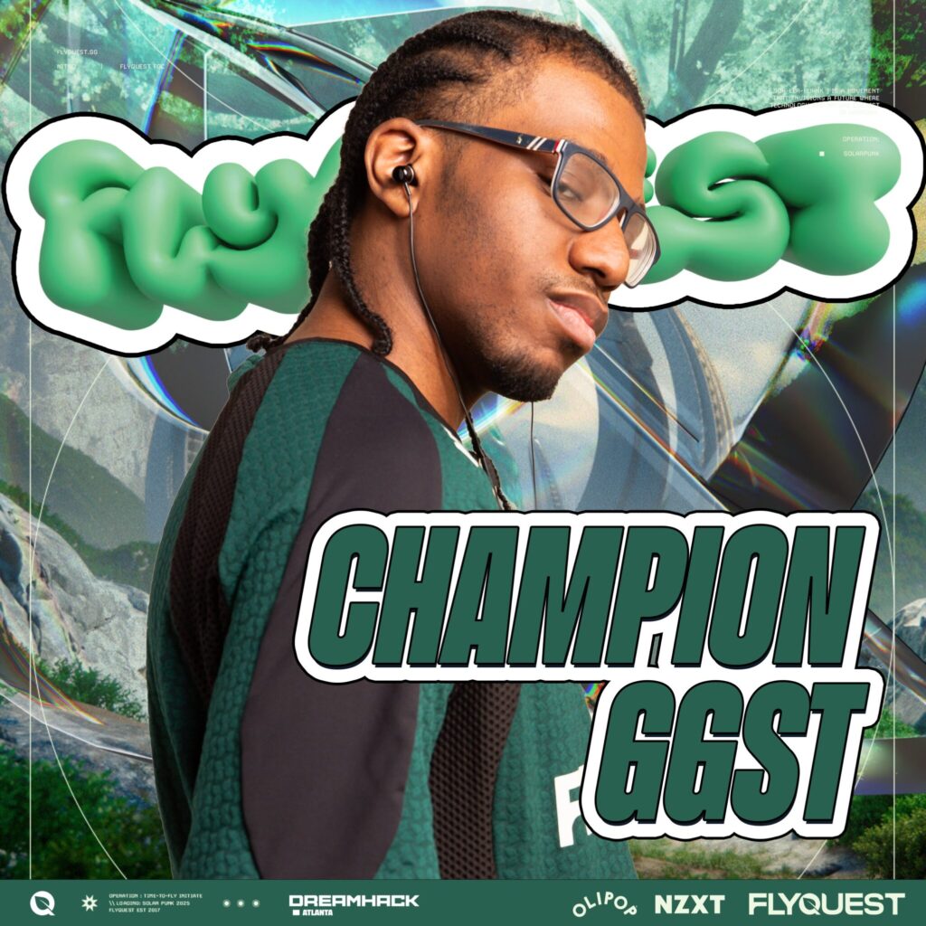 It’s the official poster for the fighting games player Nitro winning the Guilty Gear Strive tournament at DreamHack Atlanta 2025.