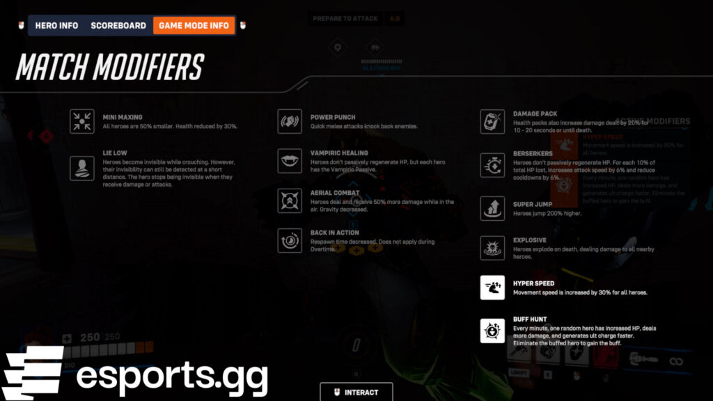 Overwatch 2 Showdown Shuffle modifiers