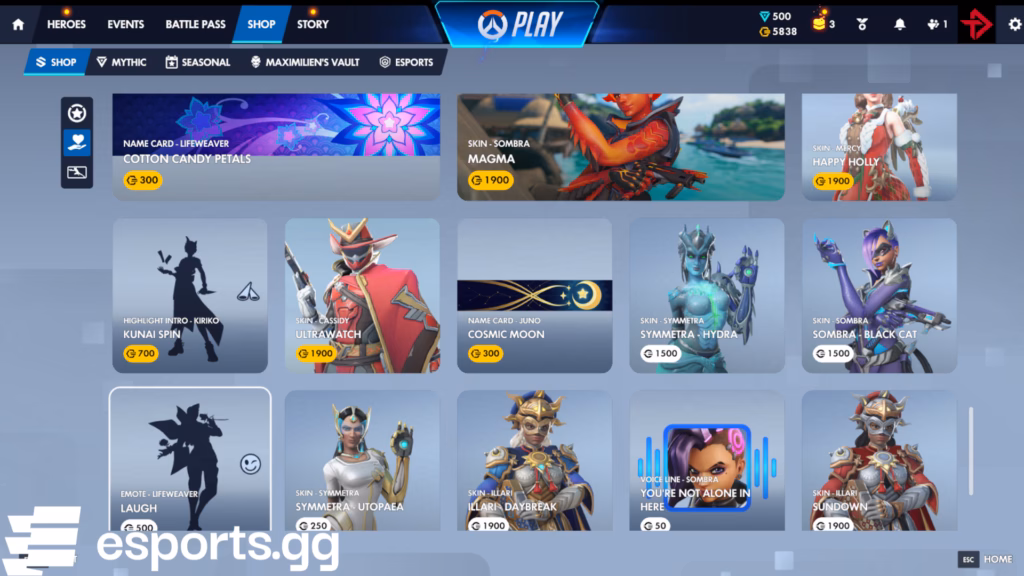 Maximilien's Vault aligns somewhat with the Just for You shop in Overwatch 