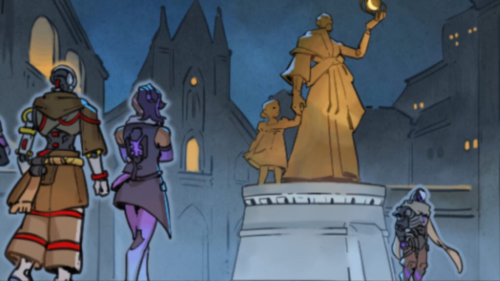 Zenyatta and Ramattra meet up in the Reconciliation comic 