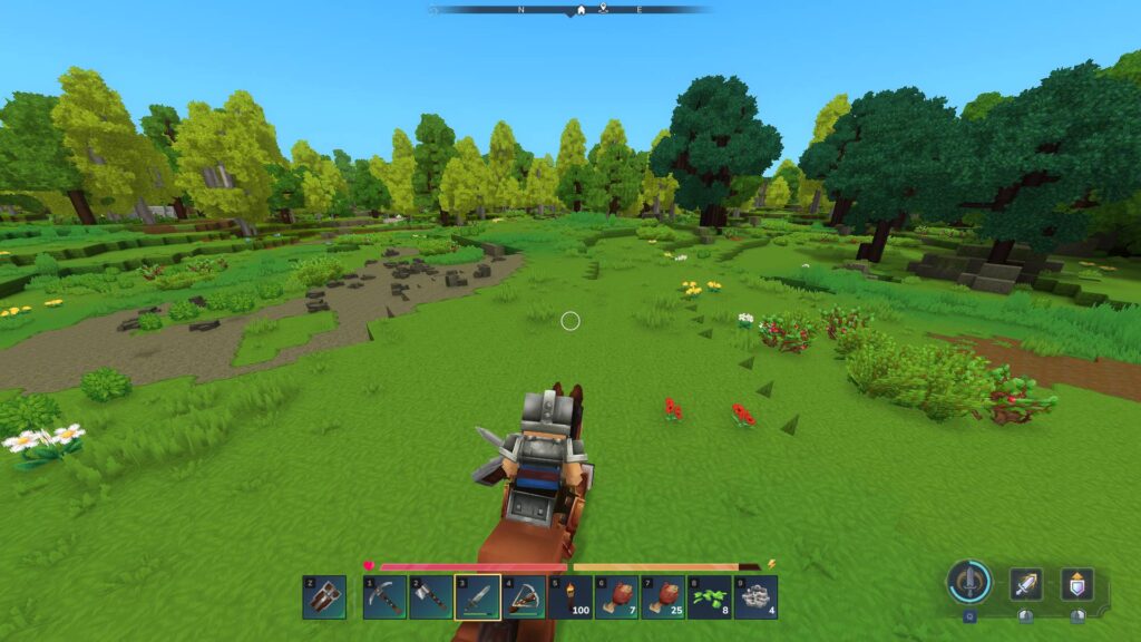 Riding a horse in Hytale