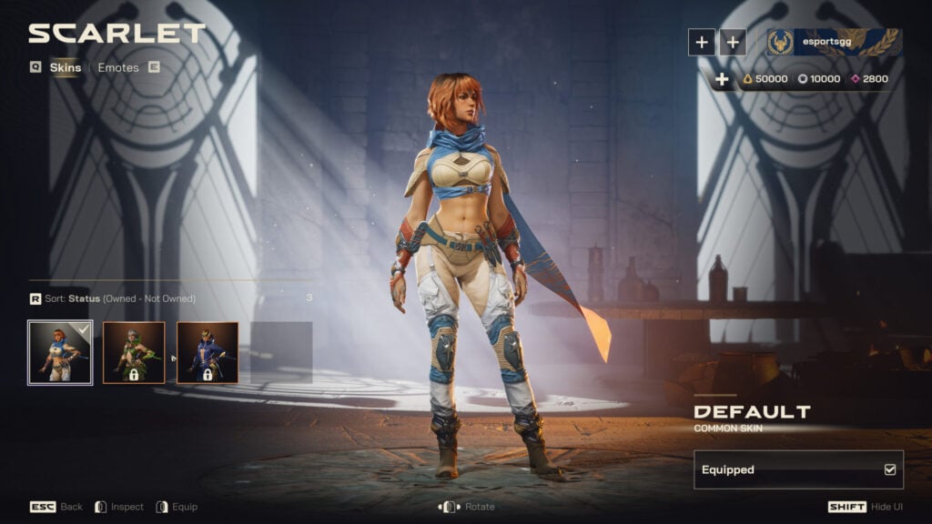 Highguard scarlet skins