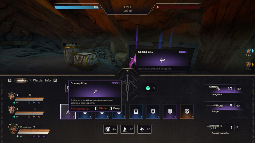 Upgrading your gear in Highguard