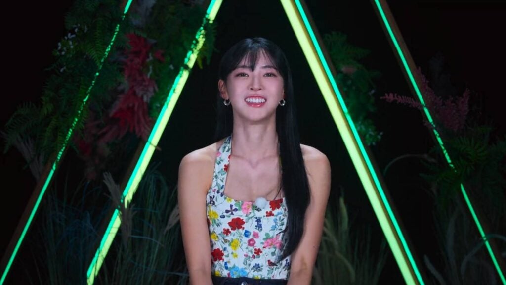 It’s a screenshot from the Korean reality show Single’s Inferno Season 5: the image shows one of the contestants, Kim Min-gee.