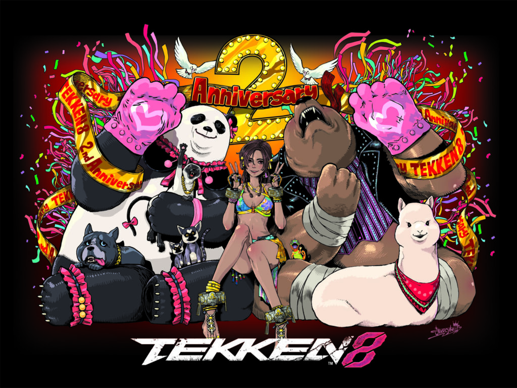 It’s the official art poster for the 2nd anniversary of the fighting game TEKKEN 8.