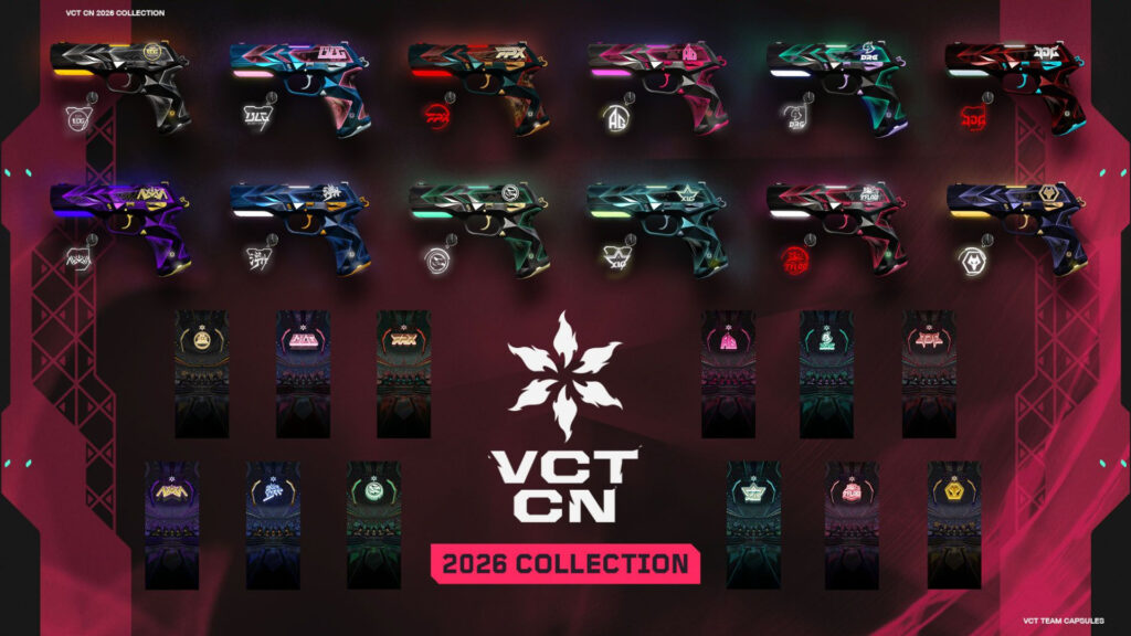 VALORANT China circuit 2026 team capsules