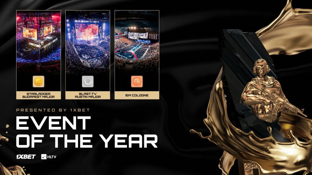 It’s the official poster for the category event of the year at HLTV Awards 2025 - StarLadder Budapest Major 2025 won the award.