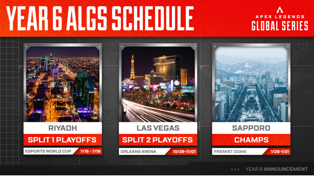 ALGS Year 6 international events (Graphic via EA)