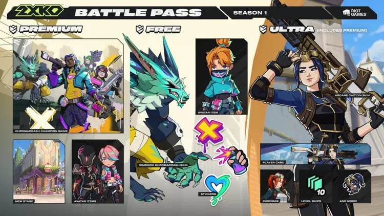 2XKO Season 1 Battle Pass 