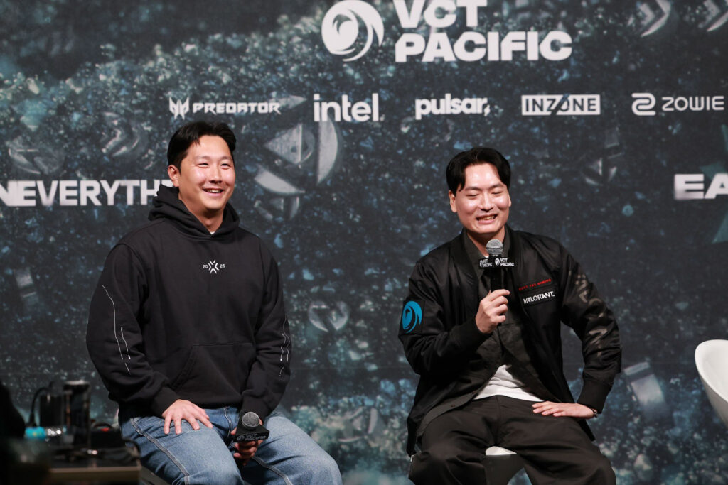 David Hong (L) and Jake Sin (R) (Photo via @RiotJaker / X)