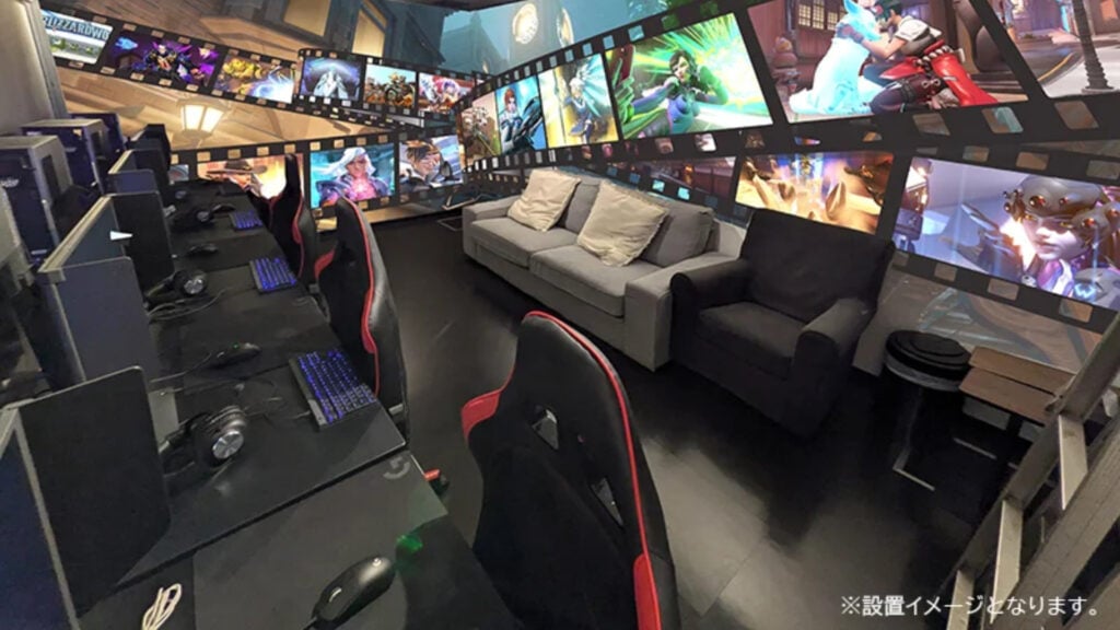 Overwatch 2" x eSPORTS CAFE AIM & DiCE collaboration cafe 