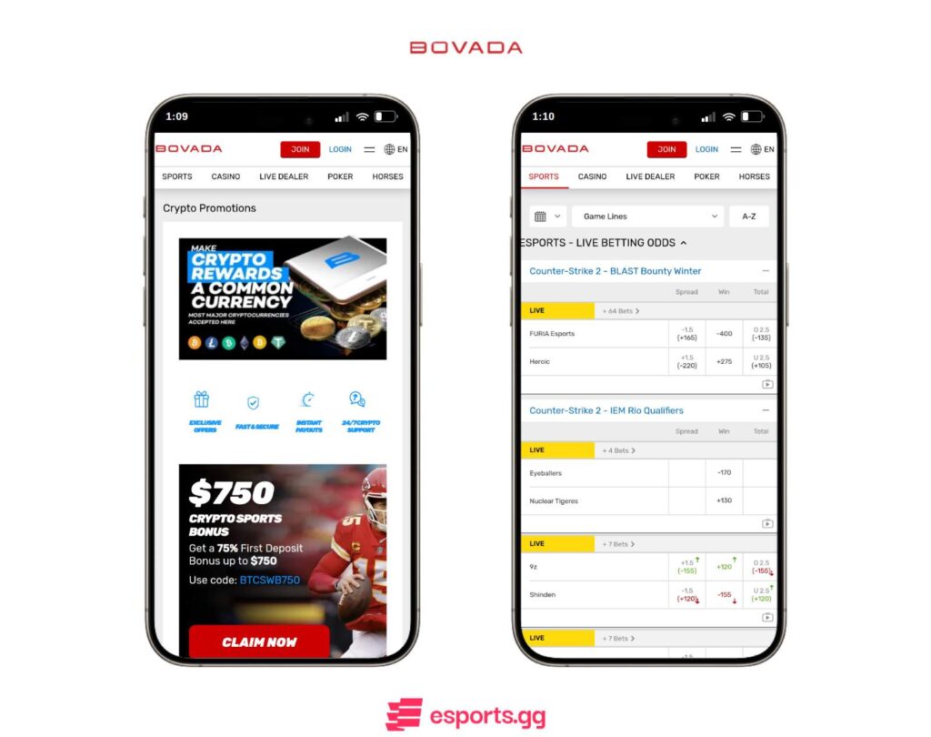 screenshot bovada combined