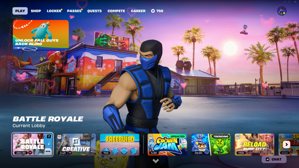 Fortnite Zero Build moved 1