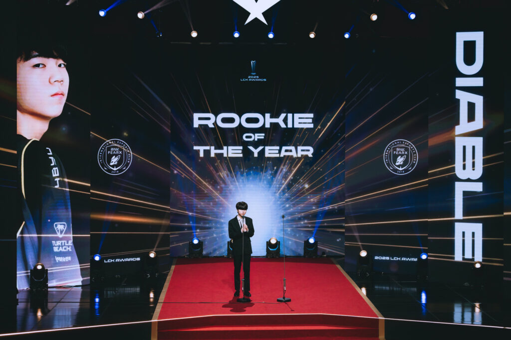 Diable in last year's LCK Awards (Photo via LCK)