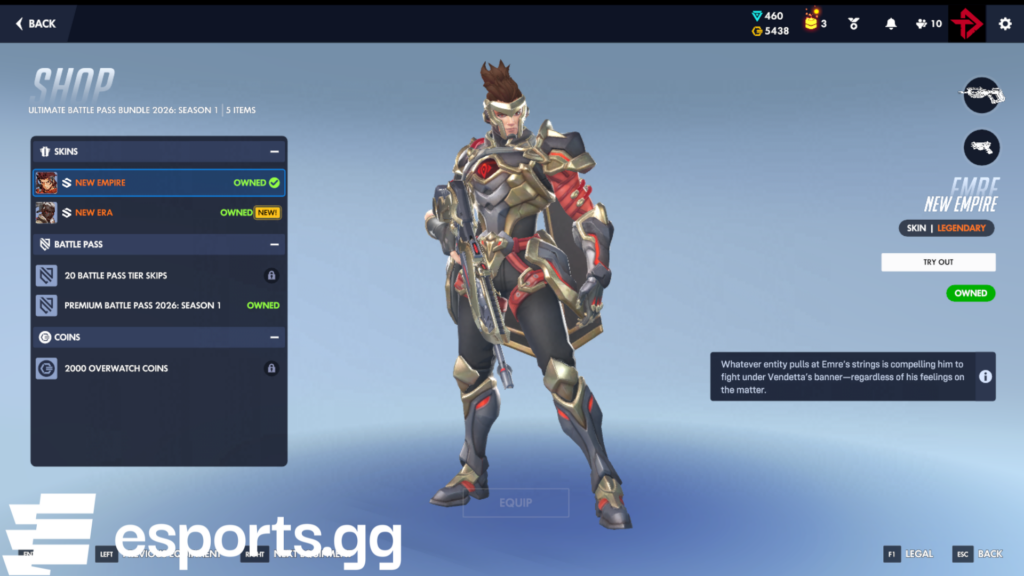 New Empire Emre skin