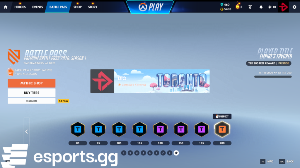 Overwatch Season 1 Battle Pass items