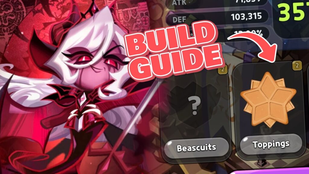 Cookie Run Kingdom Dark Enchantress Cookie build guide: Best Toppings and Beascuit