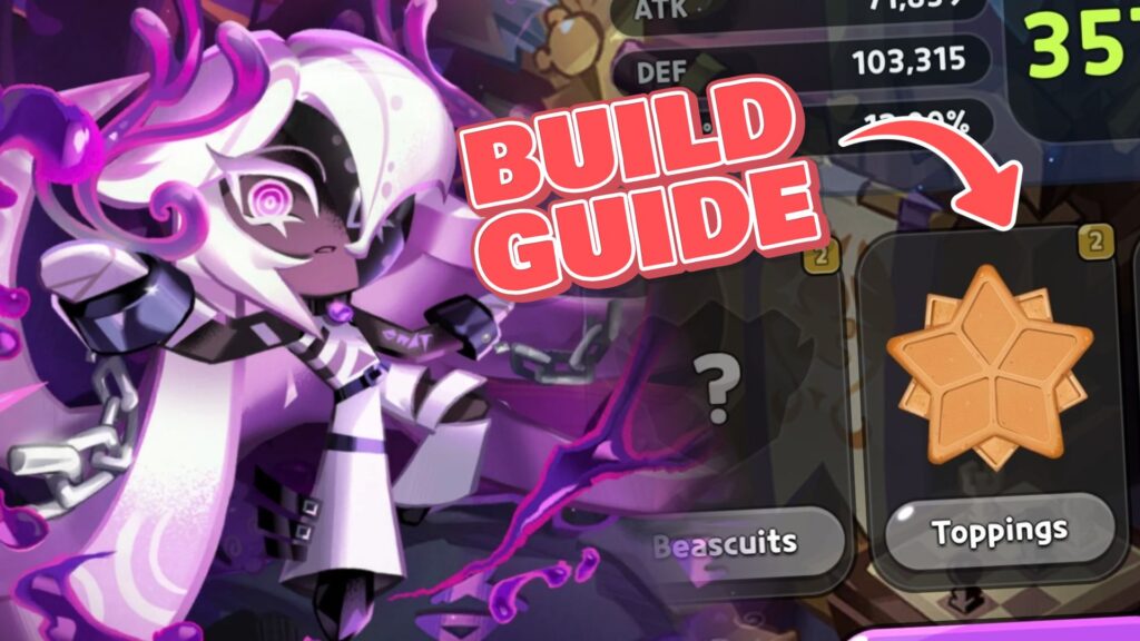 Cookie Run Kingdom Venom Dough Cookie build guide: Best Toppings and Beascuit