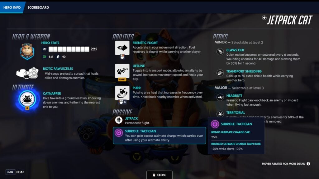 Overwatch Cat abilities