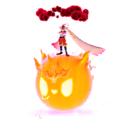 Gigantamax Cinderace sprite in Pokémon GO