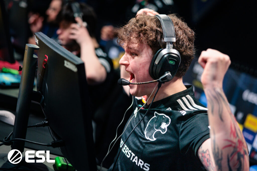 It’s a photo of the Counter-Strike esports player Mareks "YEKINDAR" Gaļinskis from the team FURIA at the CS2 esports event IEM Kraków 2026.