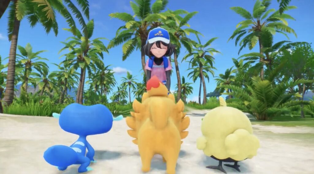 A first look at the Gen 10 starters in Pokémon Winds & Waves