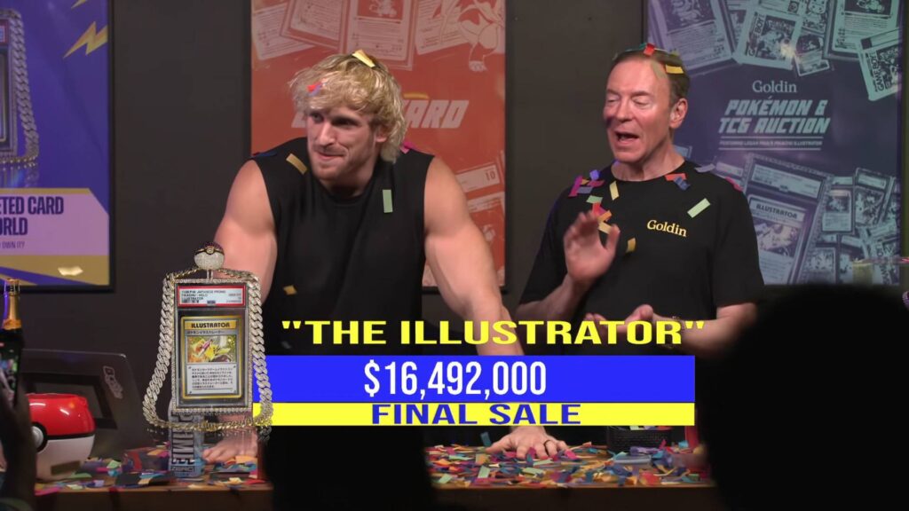 $16.5M Pikachu Illustrator: Logan Paul breaks trading card World Record