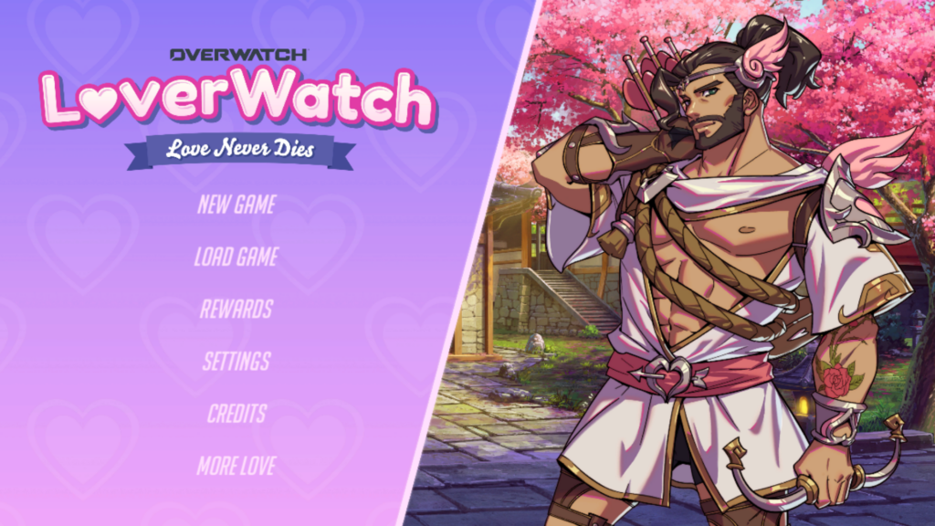 Loverwatch is back! Romance Genji, Mercy, and Hanzo in this Overwatch dating sim