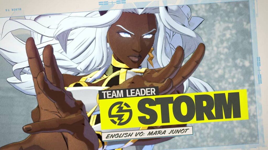 It's a screenshot from the Unbreakable X-Men trailer for the games MARVEL Tōkon: Fighting Souls — the team leader, Storm.