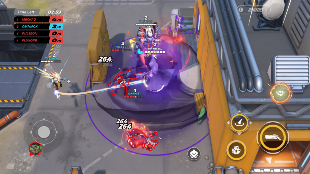 Overwatch Rush gameplay