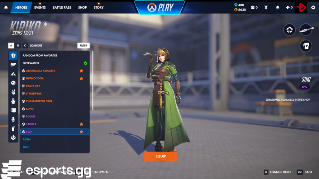 overwatch kiriko skins