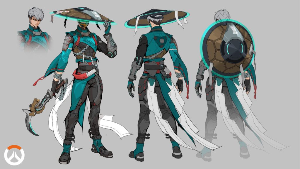 Overwatch Mizuki concept art