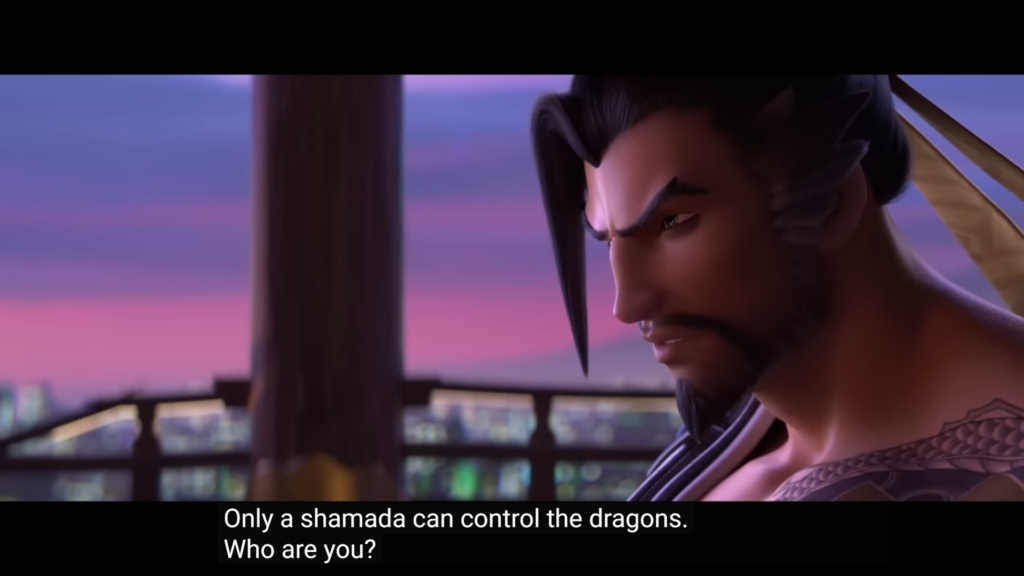 genji takes off mask