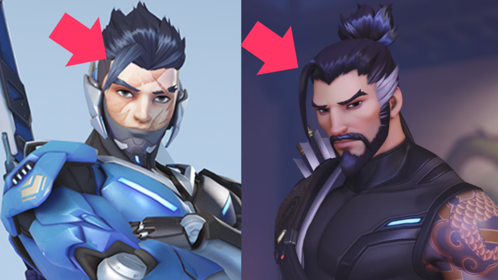 Genji and Hanzo bangs